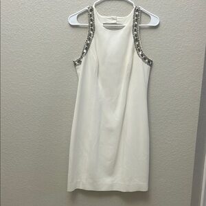 Lilly Pulitzer White Mini Dress with Black Accents